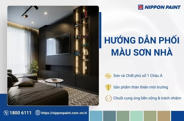 24 mẫu phòng ngủ sơn 2 màu tinh tế và thẩm mỹ