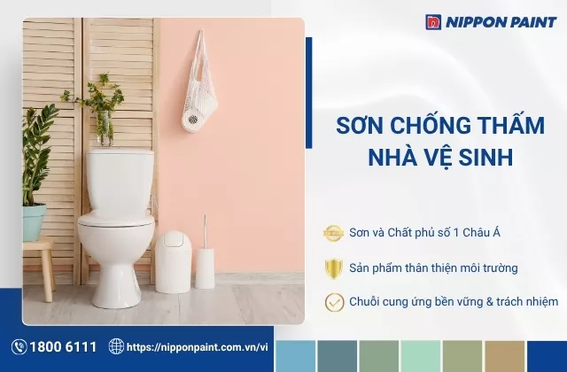 Sơn chống thấm nhà vệ sinh hiệu quả tối ưu