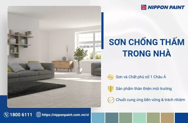 Sơn chống thấm trong nhà là gì? 7 loại sơn chống thấm phổ biến