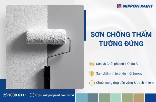 Gợi ý 4 loại sơn chống thấm tường đứng ưa chuộng hiện nay