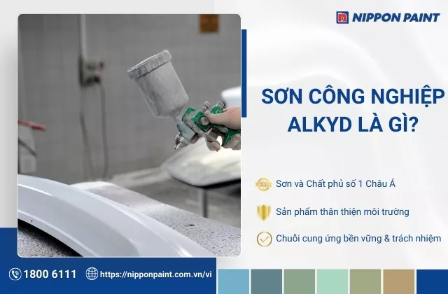 Sơn công nghiệp Alkyd là gì? Đặc tính và 5 loại sơn phổ biến