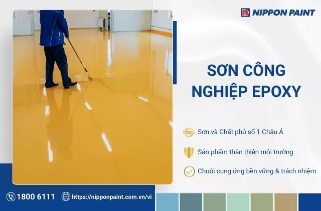Sơn công nghiệp Epoxy là gì? Ưu điểm và ứng dụng của sơn Epoxy