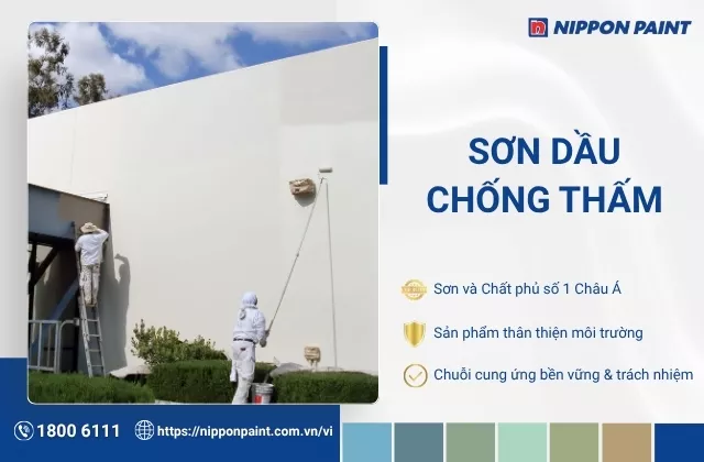 Sơn dầu chống thấm là gì? Ưu và nhược điểm của sơn dầu chống thấm