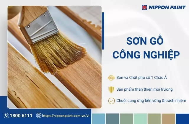 Sơn gỗ công nghiệp là gì? 5 loại sơn gỗ phổ biến hiện nay