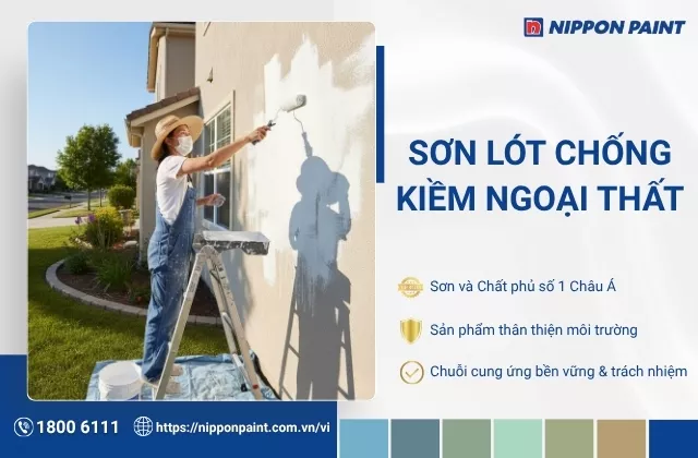 Tìm hiểu về sơn lót chống kiềm ngoại thất