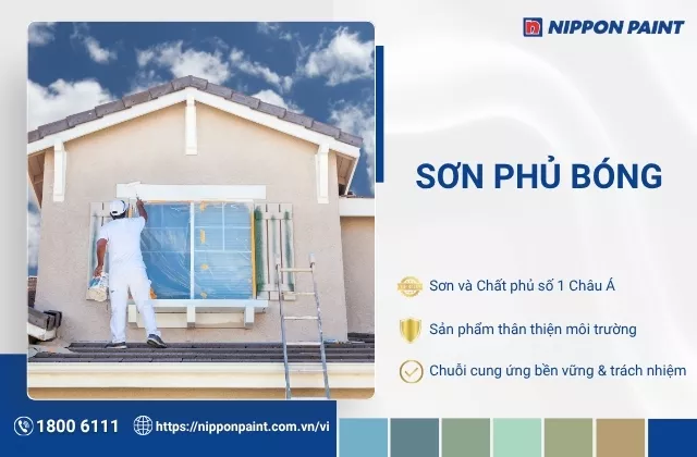 Sơn phủ bóng là gì? Lợi ích và cách sử dụng đúng kỹ thuật