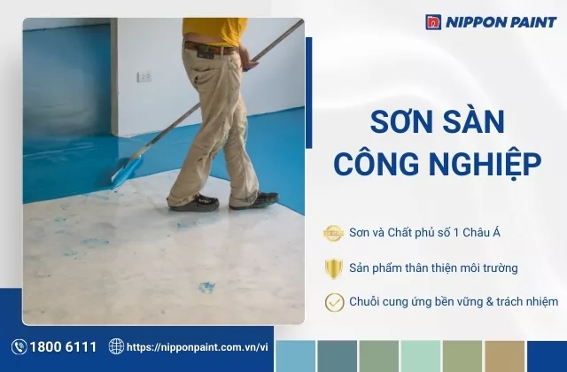 Sơn sàn công nghiệp​ là gì? Ưu điểm và các hệ sơn nền phổ biến