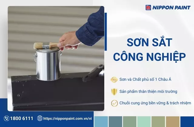 Sơn sắt công nghiệp là gì? 5 loại sơn sắt công nghiệp phổ biến