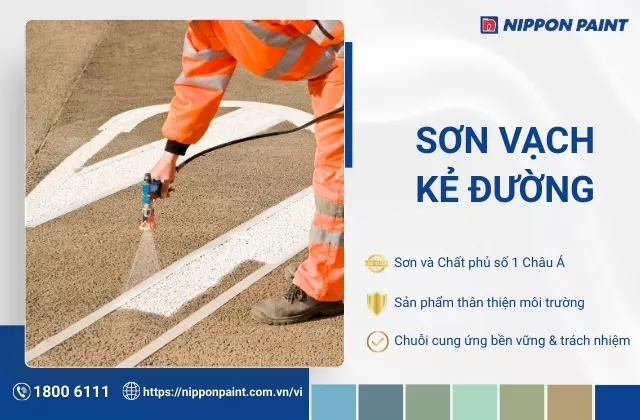 Sơn vạch kẻ đường là gì? Cách sơn vạch kẻ đường đúng kỹ thuật