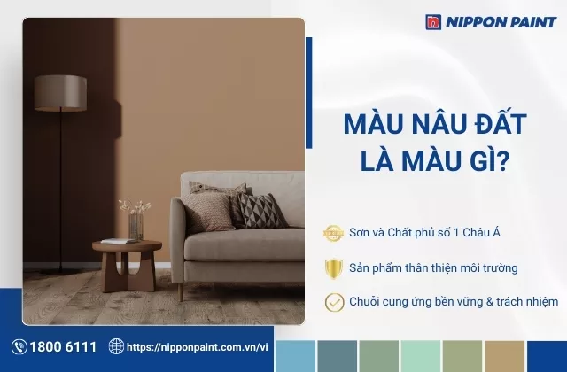 Màu nâu đất là màu gì? Ý nghĩa, ứng dụng và cách phối màu phù hợp