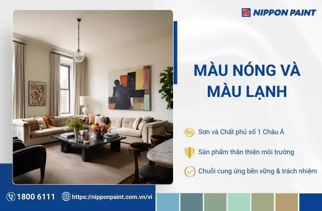 Màu nóng và màu lạnh là gì? Nguyên tắc phối màu hài hòa