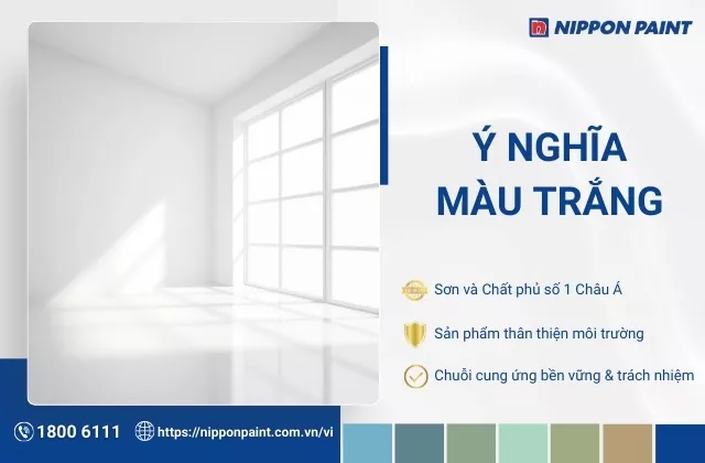 Màu trắng là gì? Ý nghĩa, ứng dụng trong thiết kế nhà ở và cuộc sống
