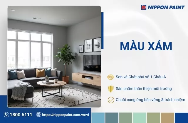 Màu xám là màu gì? Ý nghĩa màu xám trong thiết kế nhà ở, phong thủy và tình yêu