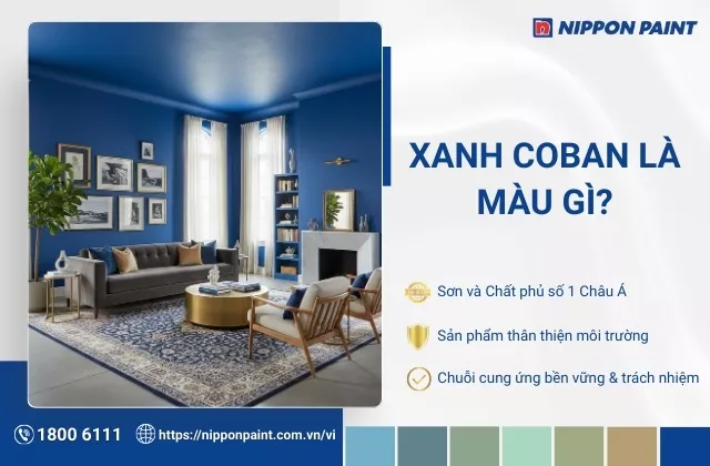 Xanh coban là màu gì? Ý nghĩa và cách phối màu xanh coban