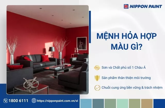  Mệnh Hỏa hợp màu gì và khắc màu gì theo phong thuỷ?