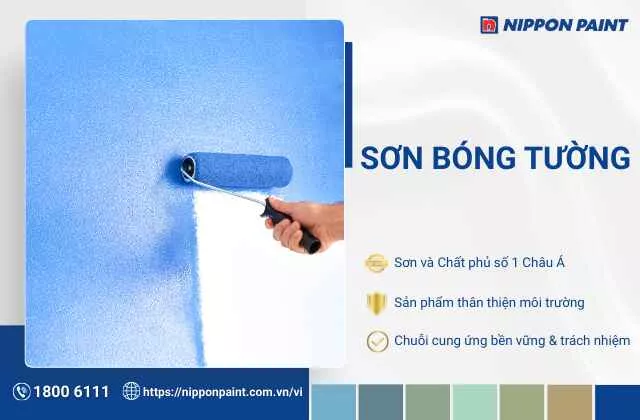 Sơn bóng tường là gì? Ưu nhược điểm, phân loại và ứng dụng thực tế
