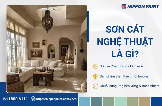 Sơn cát nghệ thuật là gì? Ưu điểm và ứng dụng của sơn cát