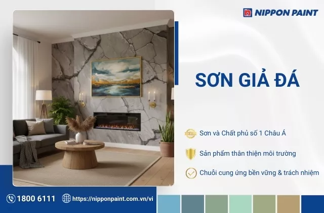 Sơn giả đá là gì? Ưu nhược điểm và cách thi công sơn hiệu ứng đá