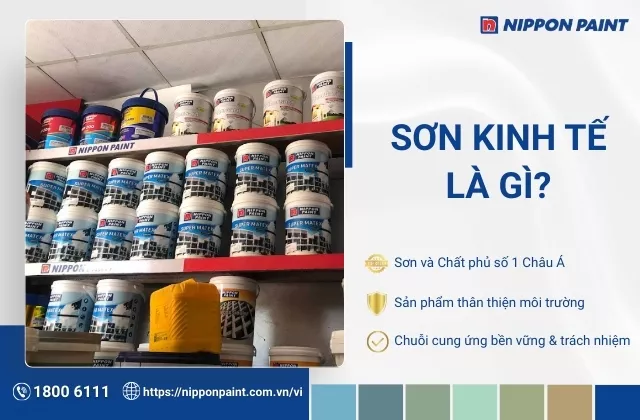Sơn kinh tế là gì? Sự khác biệt giữa sơn kinh tế và sơn cao cấp