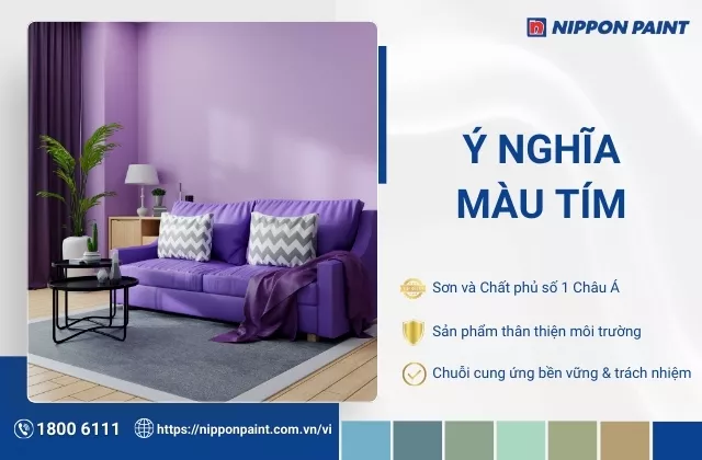 Ý nghĩa màu tím trong thiết kế, tình yêu và cuộc sống