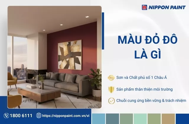 Màu đỏ đô là màu gì? Ý nghĩa, cách phối màu đỏ đô trong thiết kế