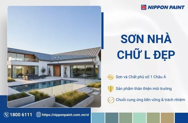 30 mẫu phối màu sơn nhà chữ L đẹp và dễ ứng dụng