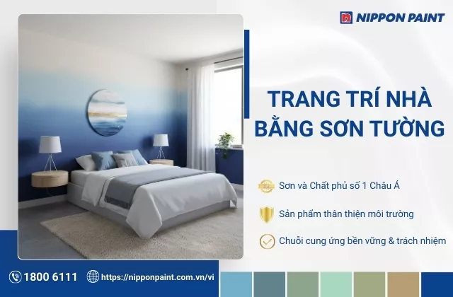 Top 15 ý tưởng trang trí nhà bằng sơn tường hiện đại, cực chất