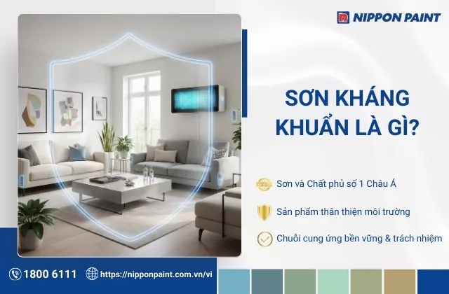 Sơn kháng khuẩn là gì? Top 4 loại sơn kháng virus, kháng khuẩn bảo vệ tường nhà khỏi mầm bệnh