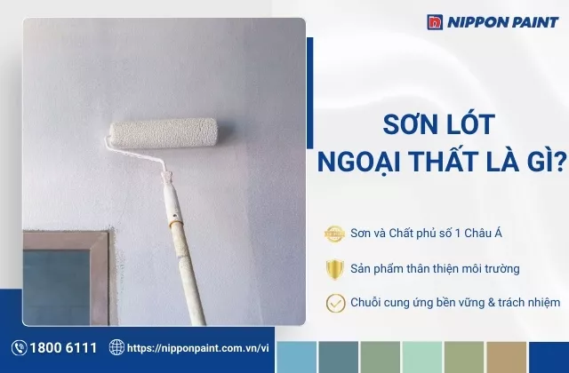 Sơn lót ngoại thất - bước quan trọng để bảo vệ ngôi nhà