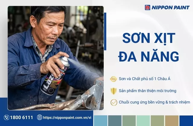 Sơn xịt đa năng là gì? Giải pháp hoàn thiện thẩm mỹ cho mọi không gian