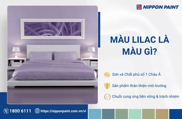 Màu Lilac là gì? Ý nghĩa và ứng dụng màu Lilac trong thiết kế nội thất