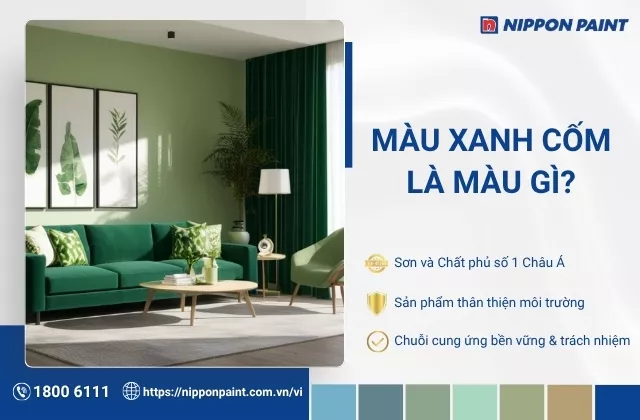  Màu xanh cốm là gì? Ý nghĩa màu xanh cốm trong thiết kế nội thất và cuộc sống