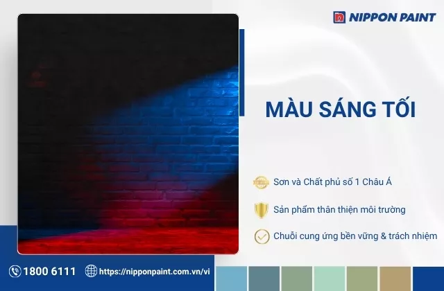 Màu sáng tối là gì? Nguyên tắc phối màu sáng và tối trong không gian sống