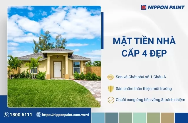 48 mẫu mặt tiền nhà cấp 4 đẹp, hiện đại và dễ ứng dụng